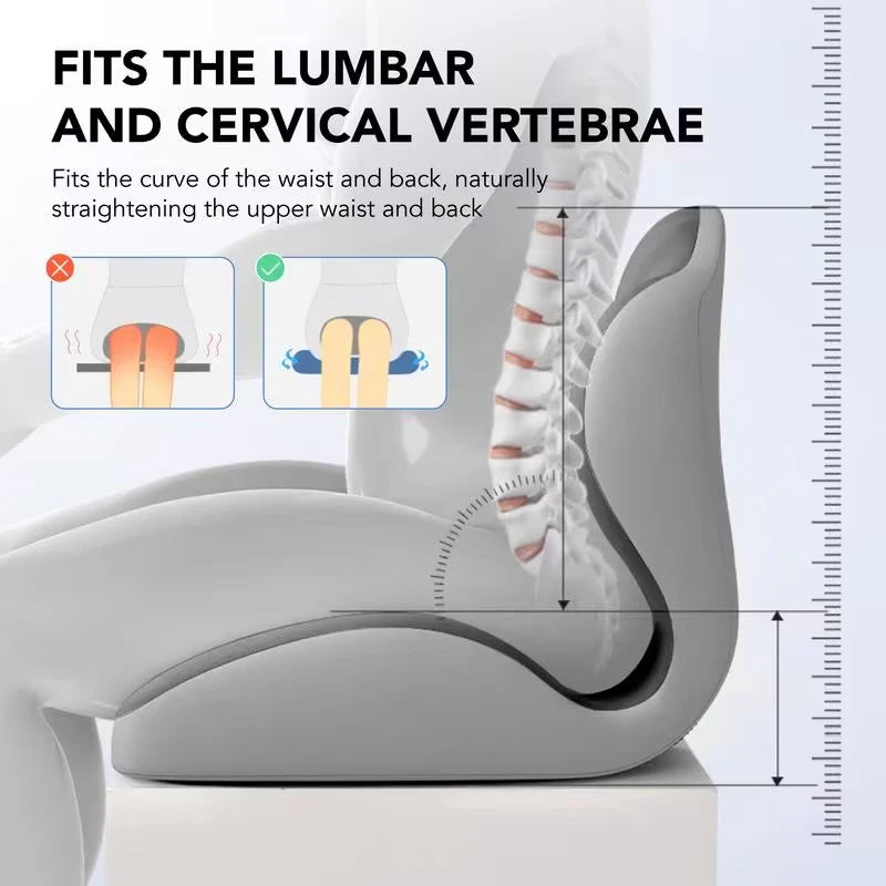 Elvix™ Posture Support Cushion - Back & Tailbone Support