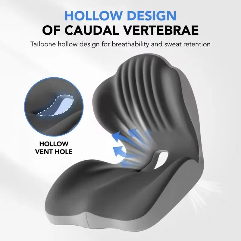 Elvix™ Posture Support Cushion - Back & Tailbone Support
